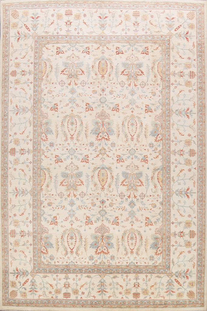 Vegetable Dye Sultanabad Ziegler Oriental Area Rug 9x12