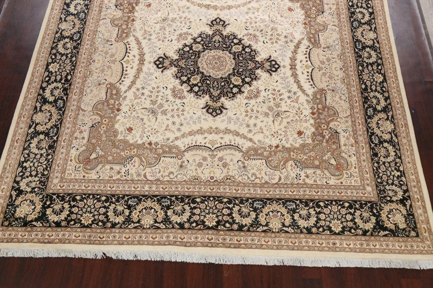 Vegetable Dye Square Royal Tabriz Oriental Area Rug 10x10