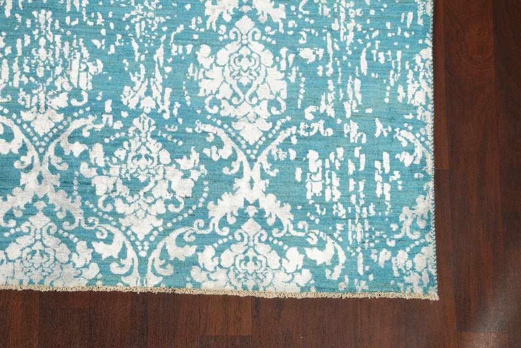 Vegetable Dye Distressed Versace Oriental Area Rug 6x9