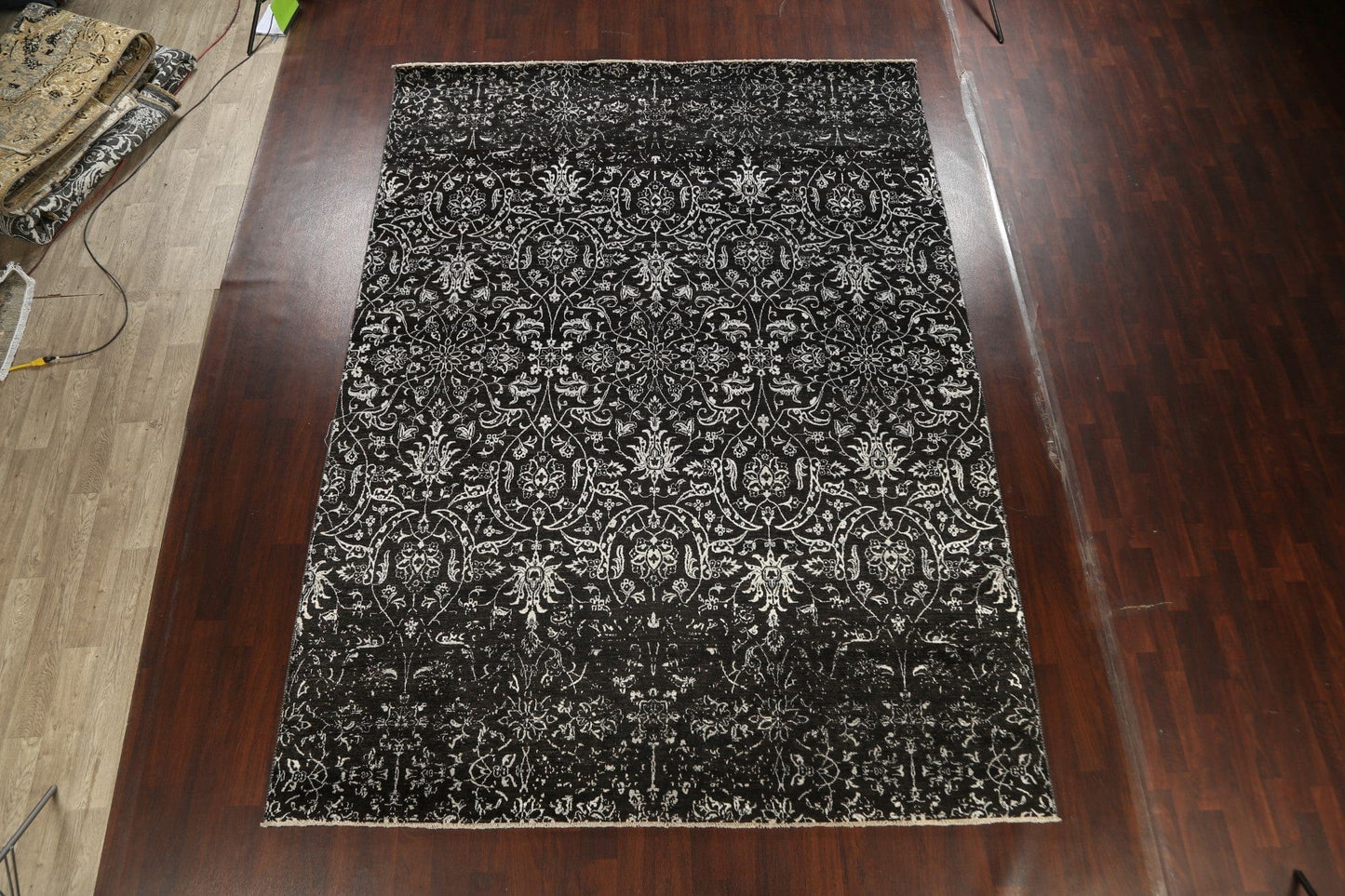 100% Vegetable Dye Versace Oriental Area Rug 9x12