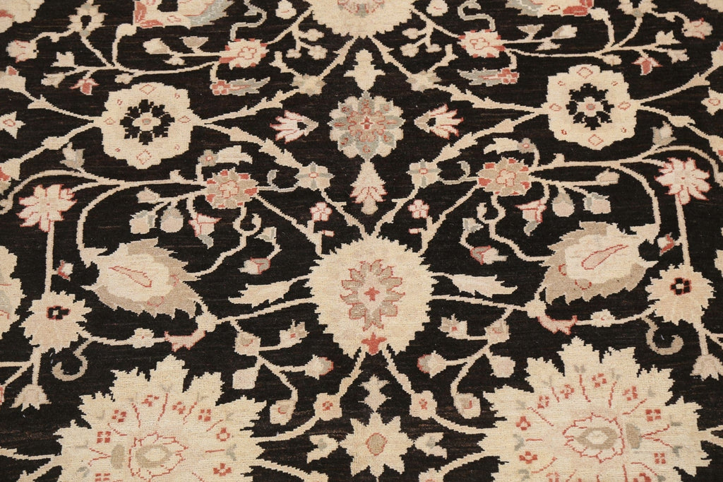 All-Over Floral Peshawar Chobi Oriental Area Rug 8x10