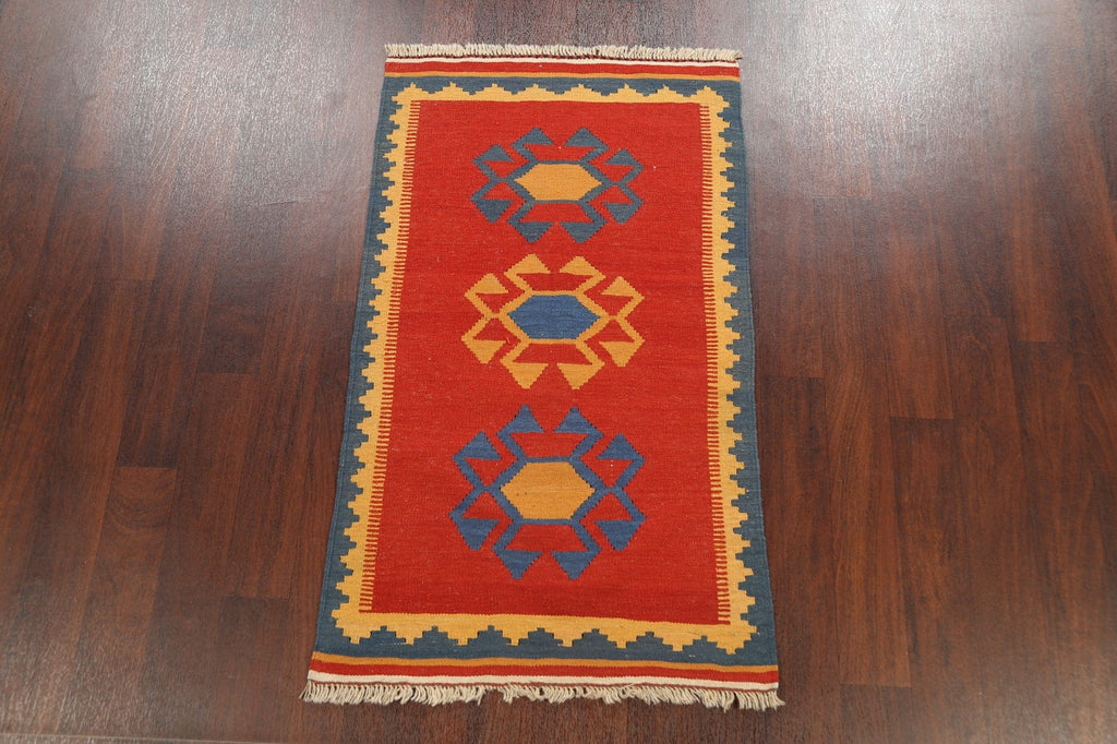 Tribal Kilim Shiraz Persian Area Rug 3x5