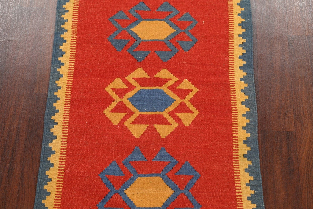 Tribal Kilim Shiraz Persian Area Rug 3x5