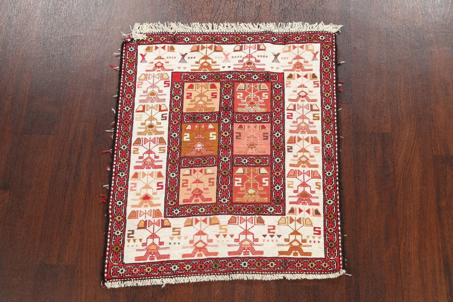 Tribal Sumak Persian Area Rug 2x3