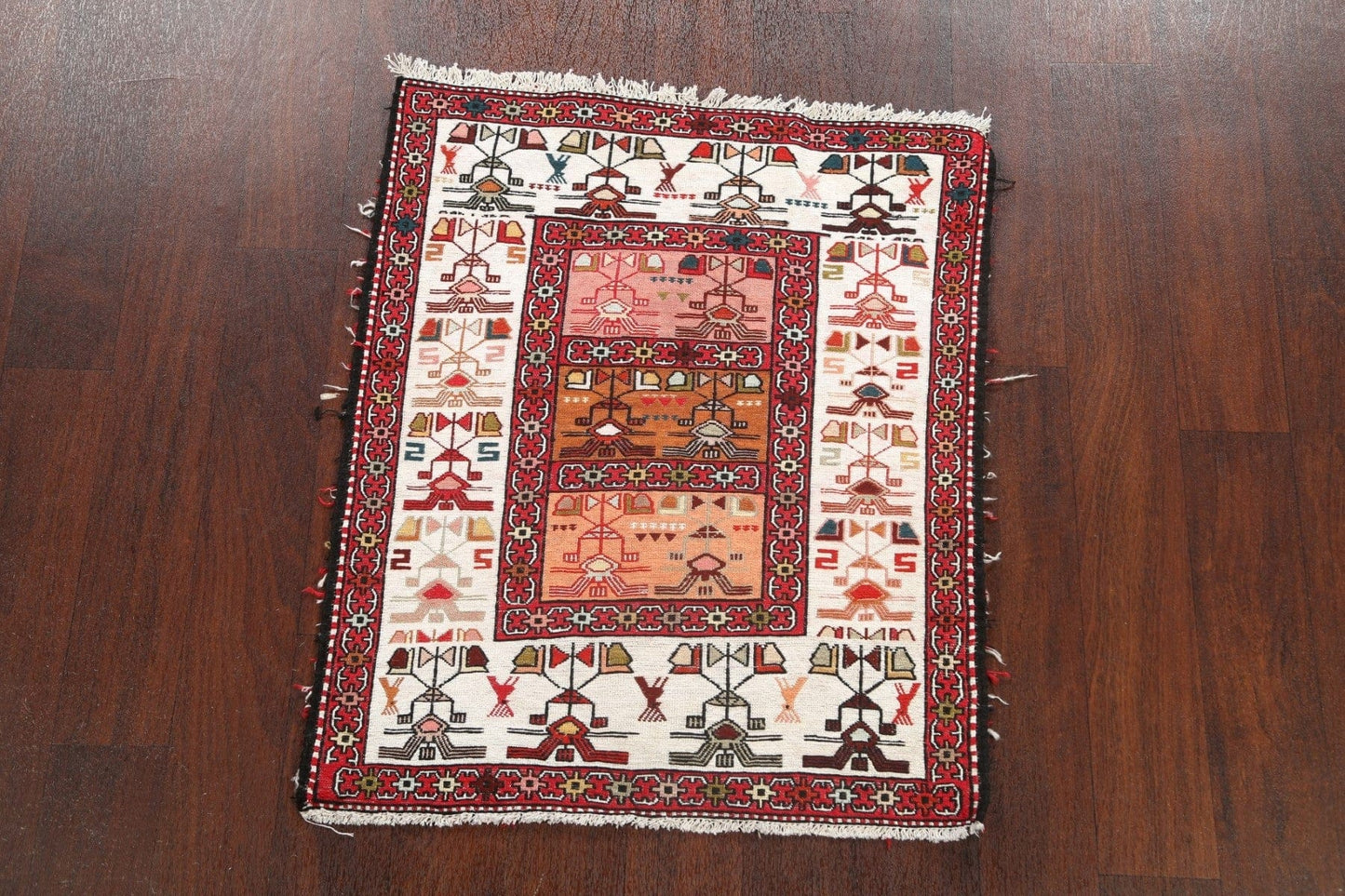 Tribal Sumak Persian Area Rug 2x3