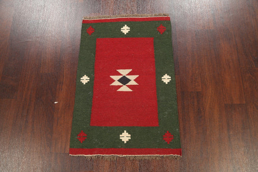 Tribal Kilim Shiraz Persian Area Rug 2x3