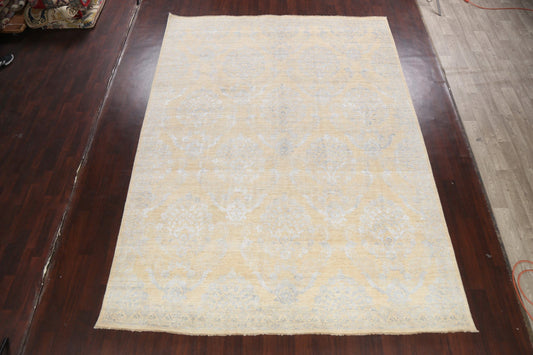 100% Vegetable Dye Versace Oriental Area Rug 9x12