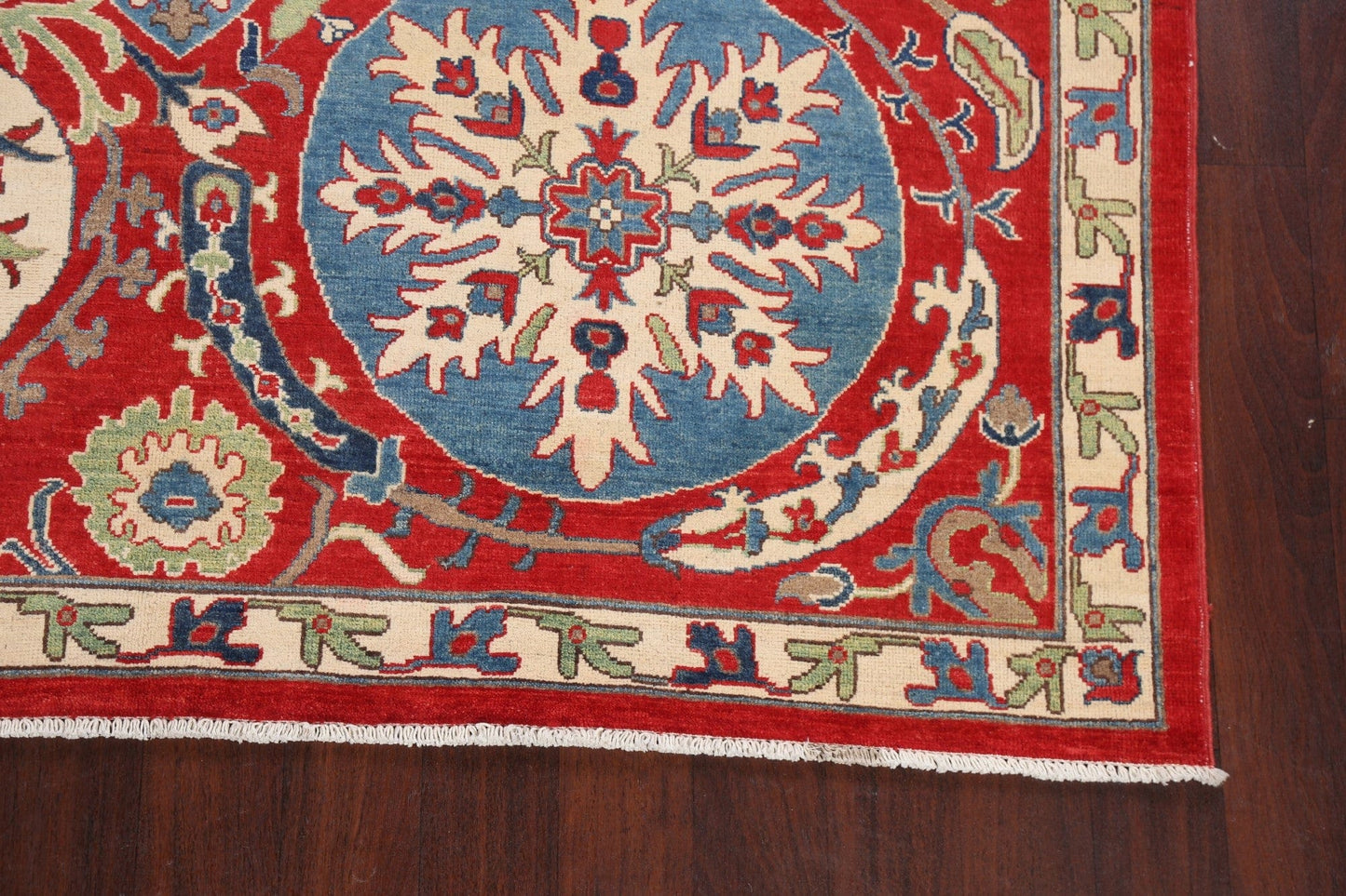 100% Vegetable Dye Kazak Oriental Area Rug 7x10