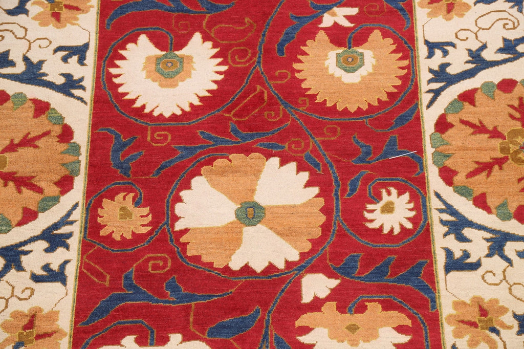 100% Vegetable Dye Kazak Oriental Area Rug 7x10