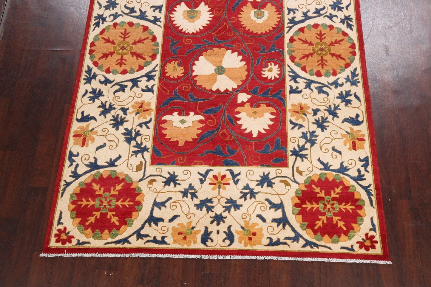 100% Vegetable Dye Kazak Oriental Area Rug 7x10