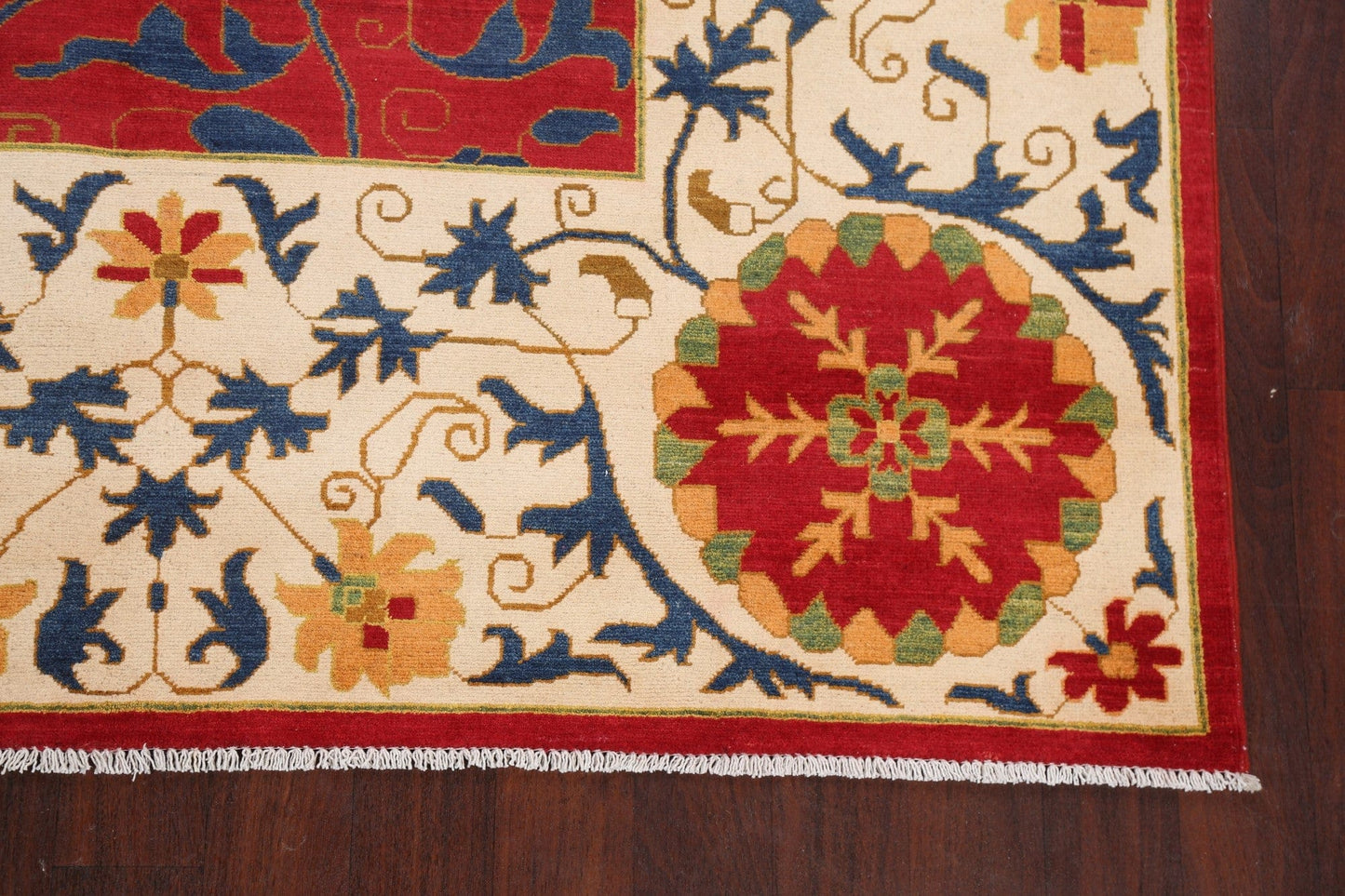 100% Vegetable Dye Kazak Oriental Area Rug 7x10