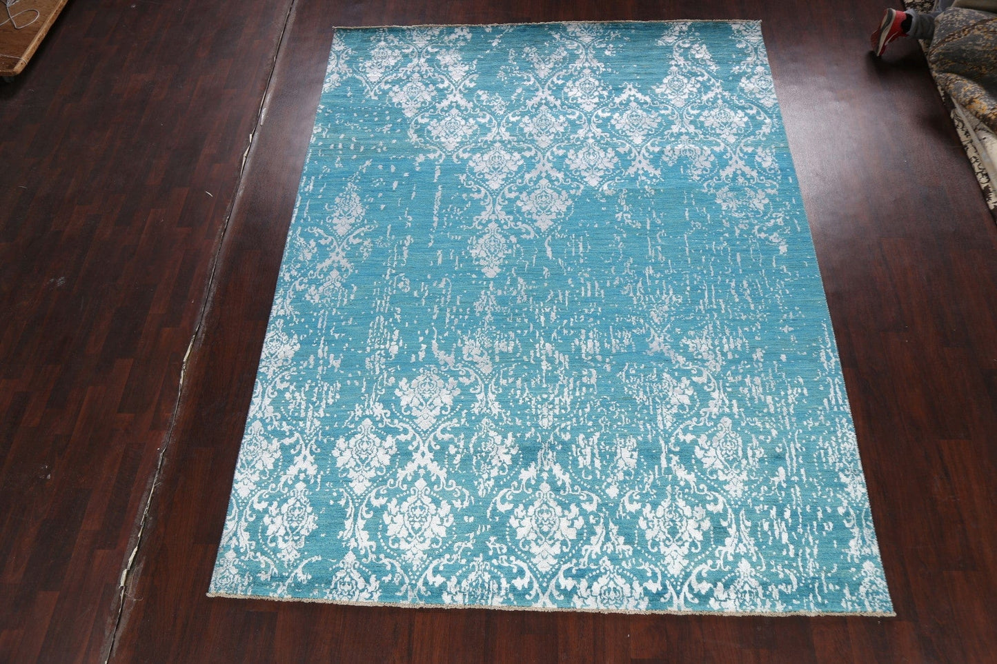 All-Over Distressed Versace Oriental Area Rug 8x11