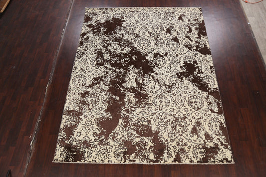 Vegetable Dye All-Over Abstract Oriental Area Rug 8x10