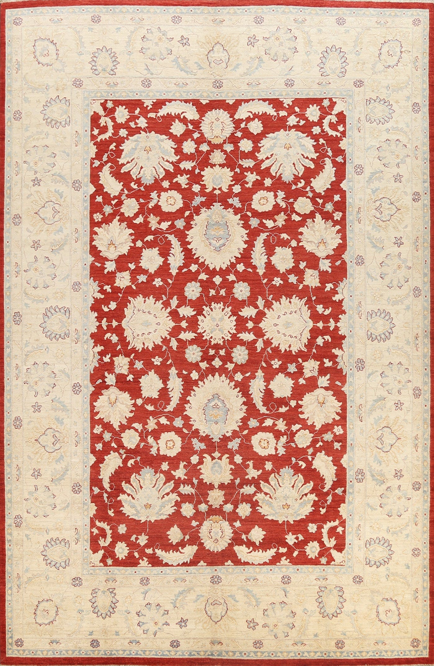 Vegetable Dye Peshawar Chobi Oriental Area Rug 9x12