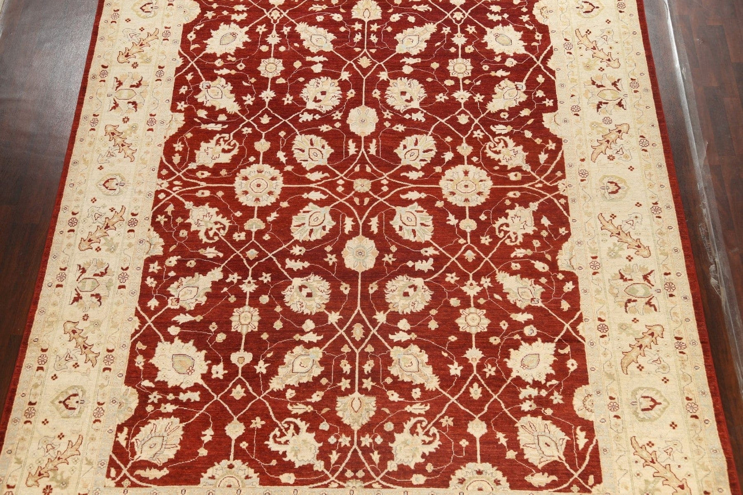 Vegetable Dye Floral Peshawar Chobi Oriental Area Rug 10x14