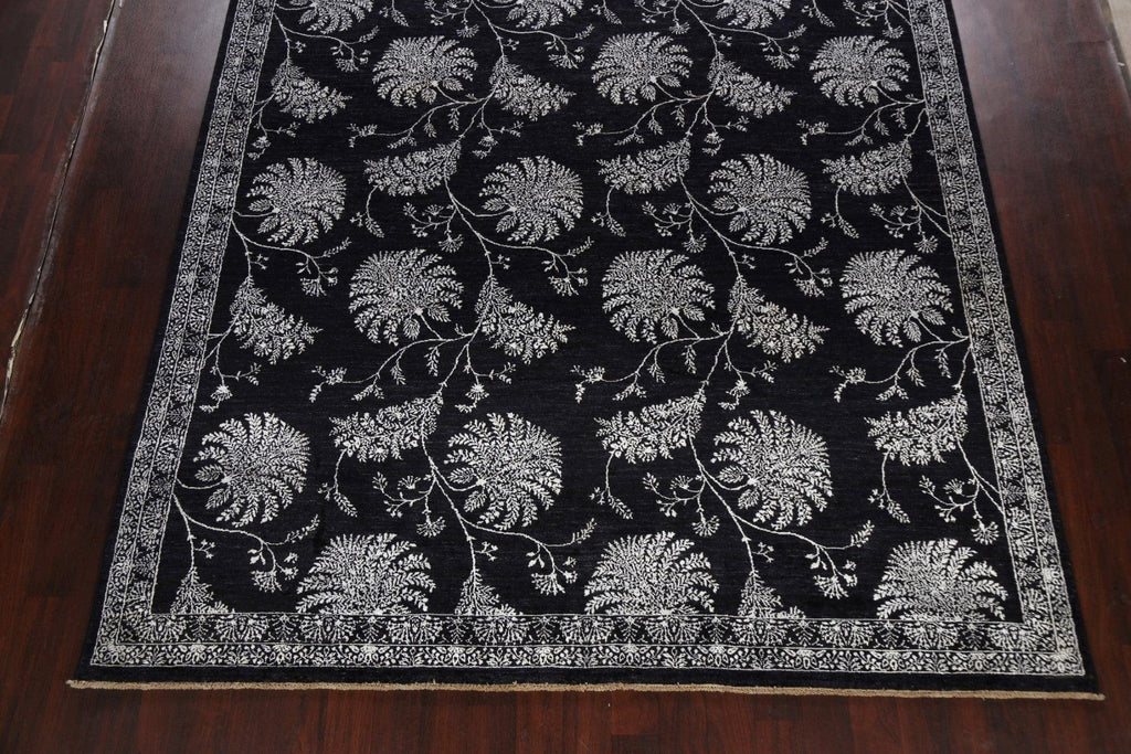 Vegetable Dye All-Over Floral Versace Oriental Area Rug 9x12