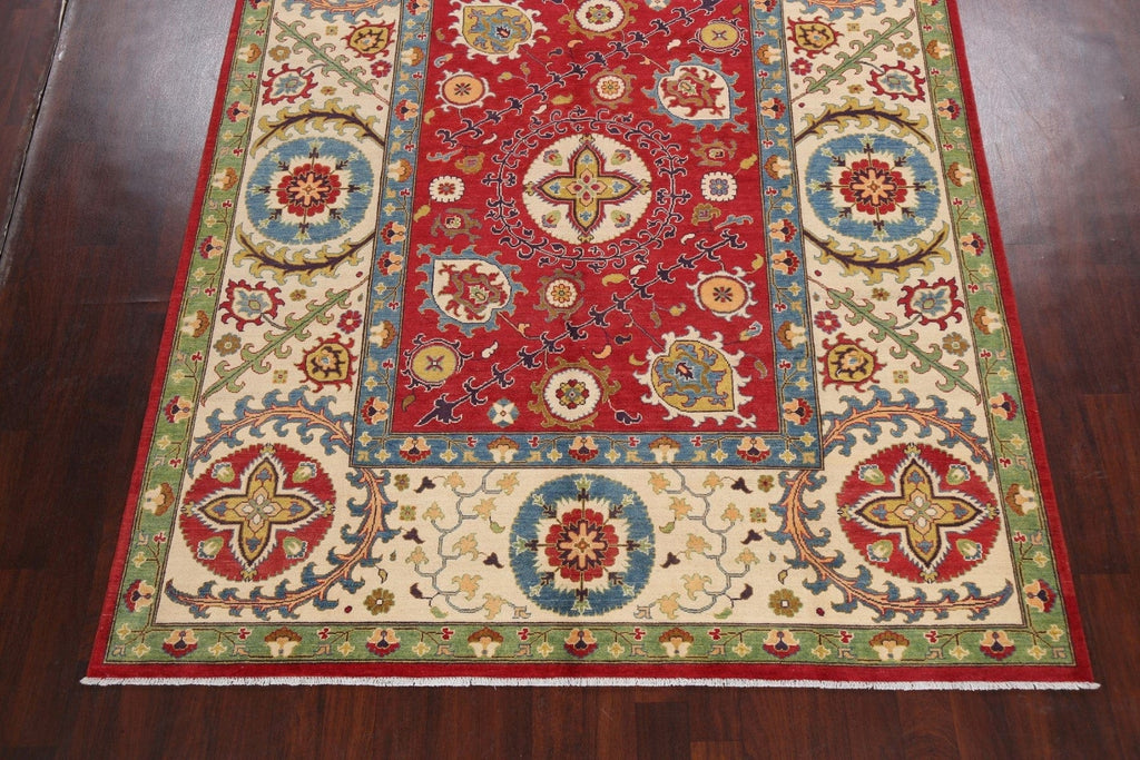 100% Vegetable Dye Kazak Oriental Area Rug 8x10