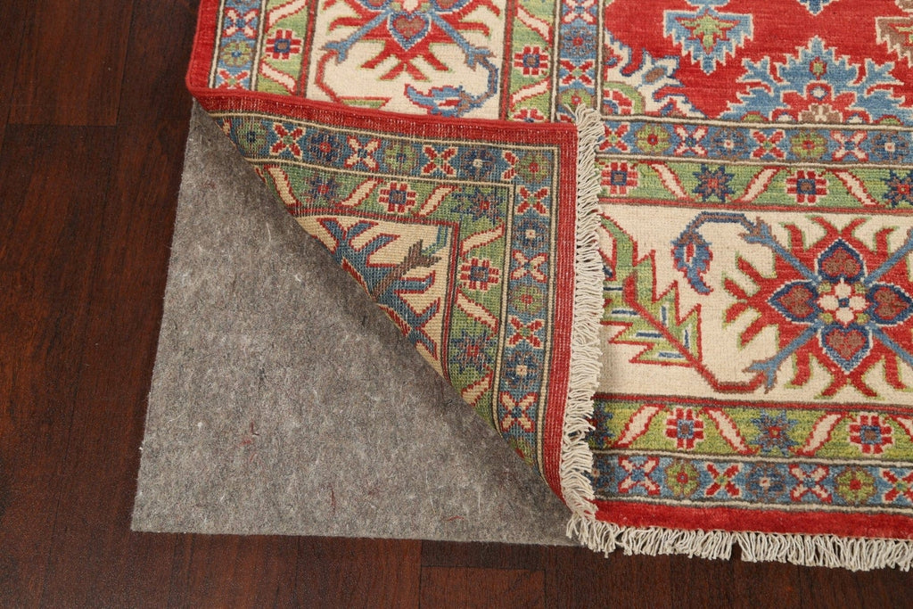 Vegetable Dye Geometric Kazak Oriental Area Rug 8x10