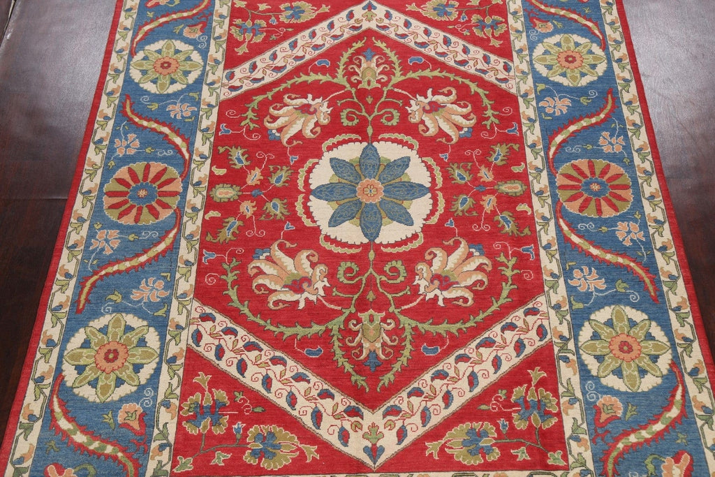 100% Vegetable Dye Kazak Oriental Area Rug 8x12