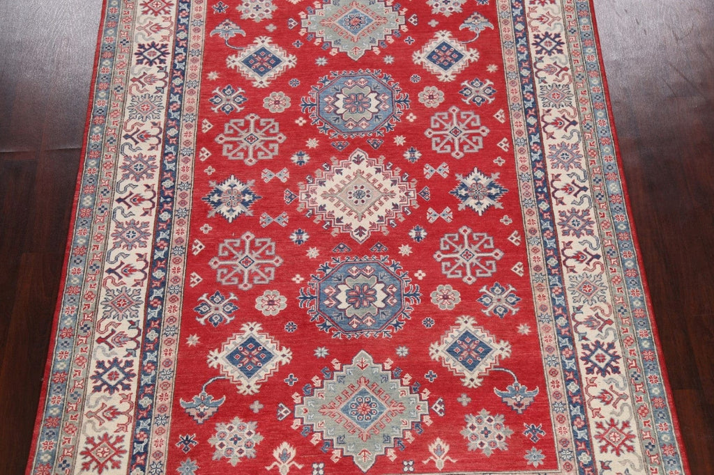 100% Vegetable Dye Kazak Oriental Area Rug 7x10