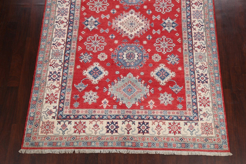 100% Vegetable Dye Kazak Oriental Area Rug 7x10