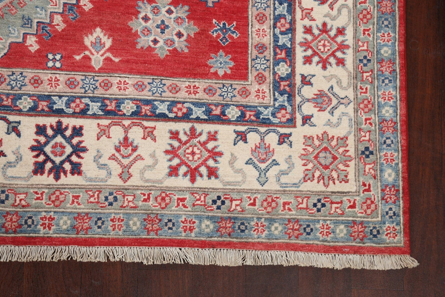 100% Vegetable Dye Kazak Oriental Area Rug 7x10