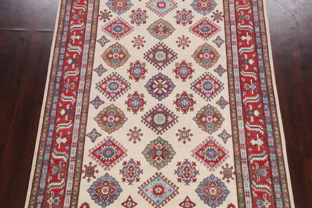 Geometric Kazak Oriental Area Rug 6x9