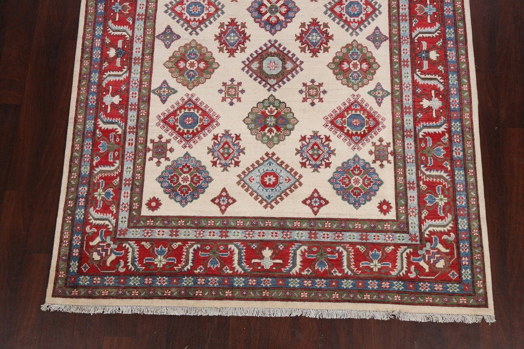 Geometric Kazak Oriental Area Rug 6x9