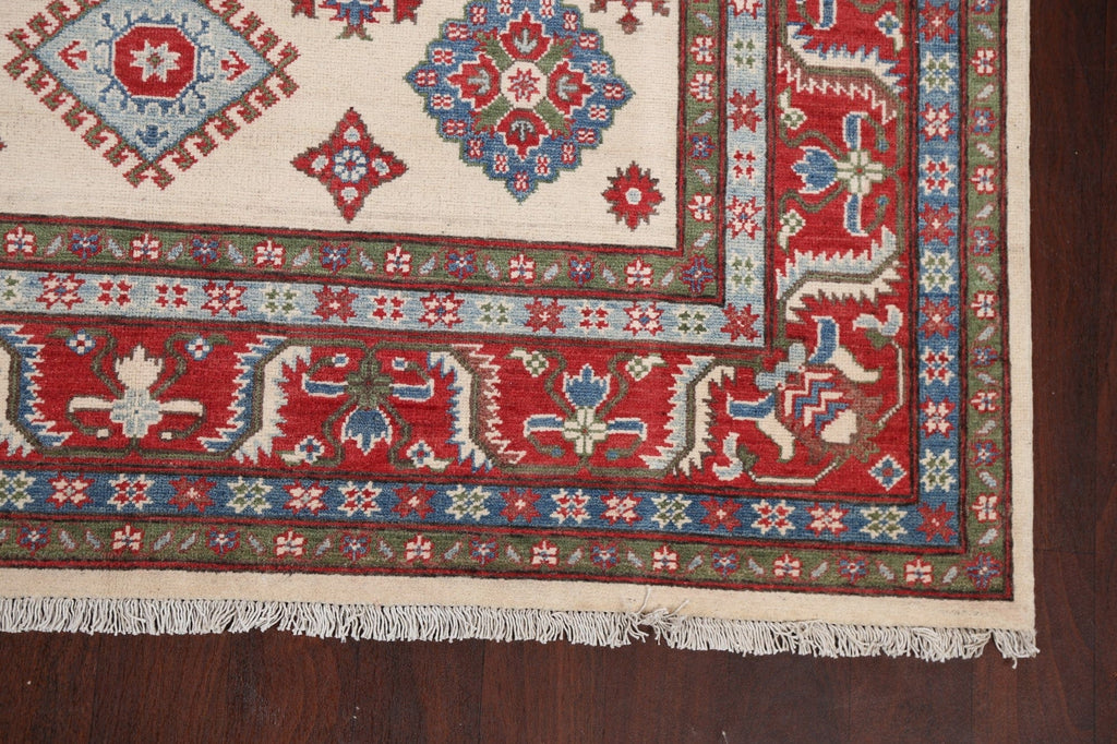 Geometric Kazak Oriental Area Rug 6x9