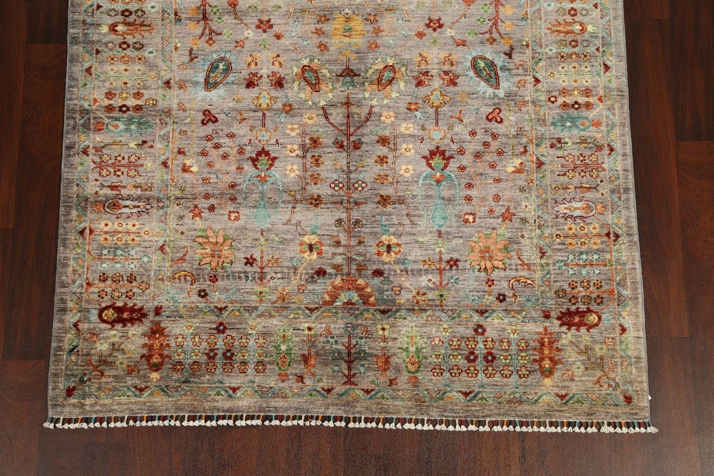 Vegetable Dye Floral Ziegler Oriental Area Rug 6x8