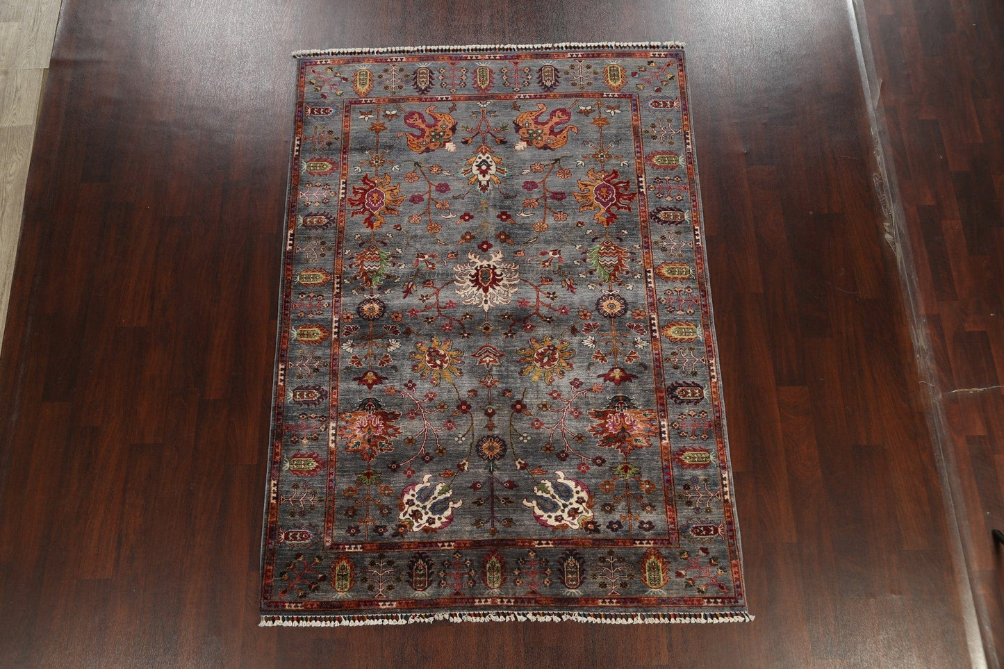 Vegetable Dye Floral Ziegler Oriental Area Rug 6x8