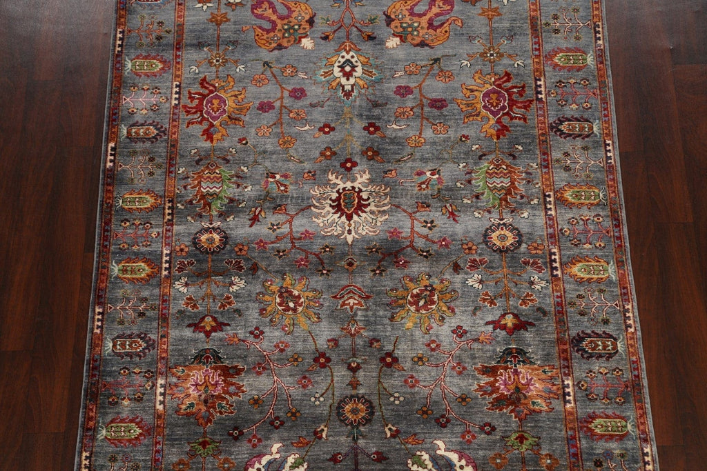 Vegetable Dye Floral Ziegler Oriental Area Rug 6x8