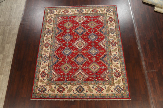 Geometric Kazak Oriental Area Rug 8x10