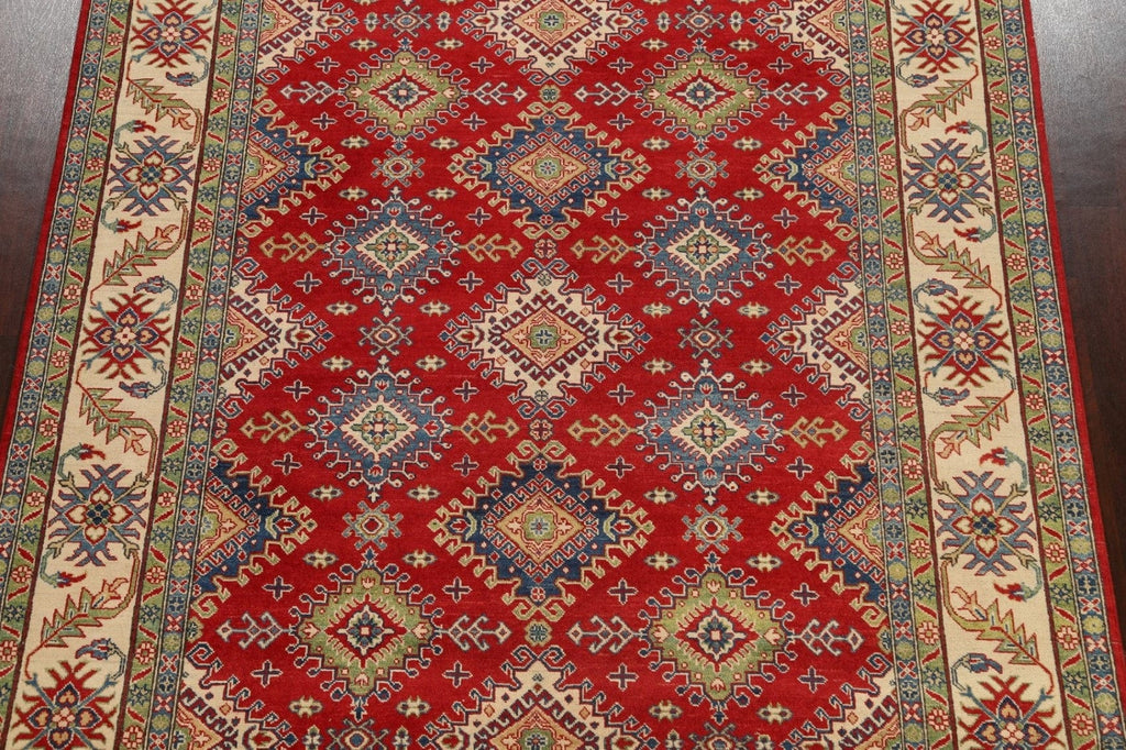 Geometric Kazak Oriental Area Rug 8x10