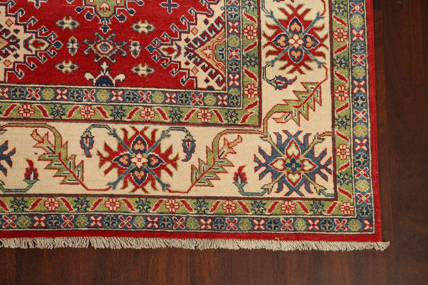 Geometric Kazak Oriental Area Rug 8x10