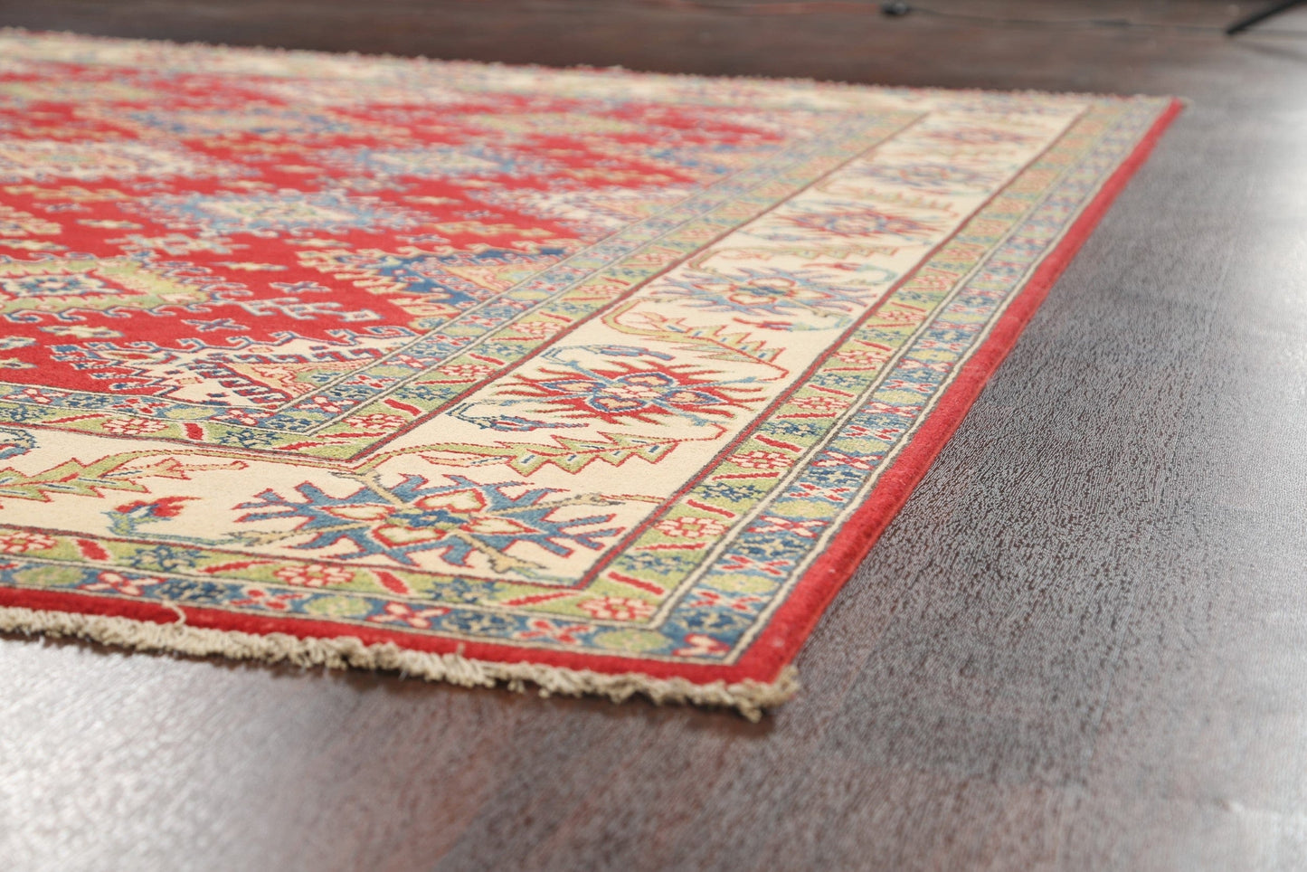 Geometric Kazak Oriental Area Rug 8x10