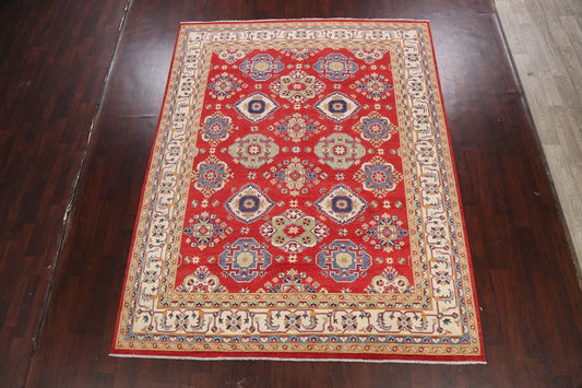 Geometric Kazak Oriental Area Rug 8x10