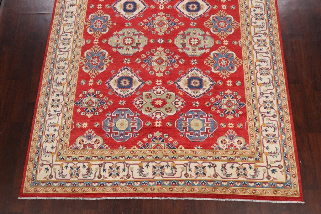 Geometric Kazak Oriental Area Rug 8x10