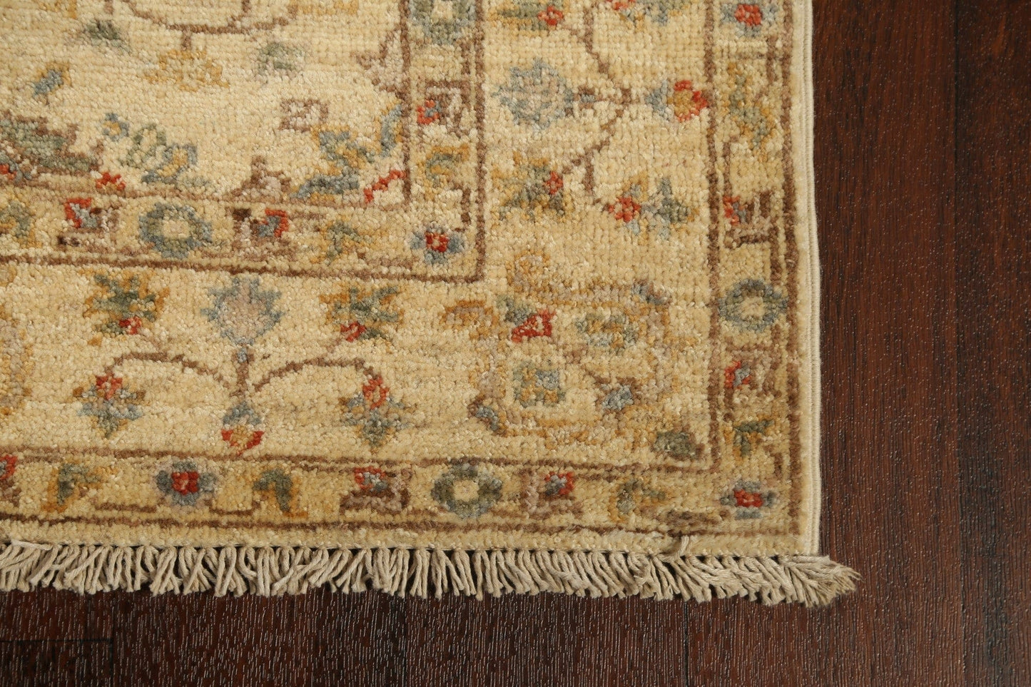 Vegetable Dye Floral Peshawar Chobi Oriental Runner Rug 3x12