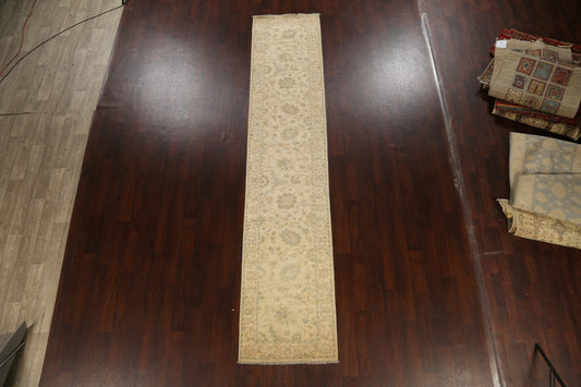 Floral Peshawar Chobi Oriental Runner Rug 3x13