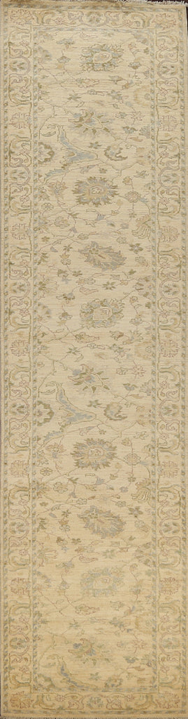 Floral Peshawar Chobi Oriental Runner Rug 3x13