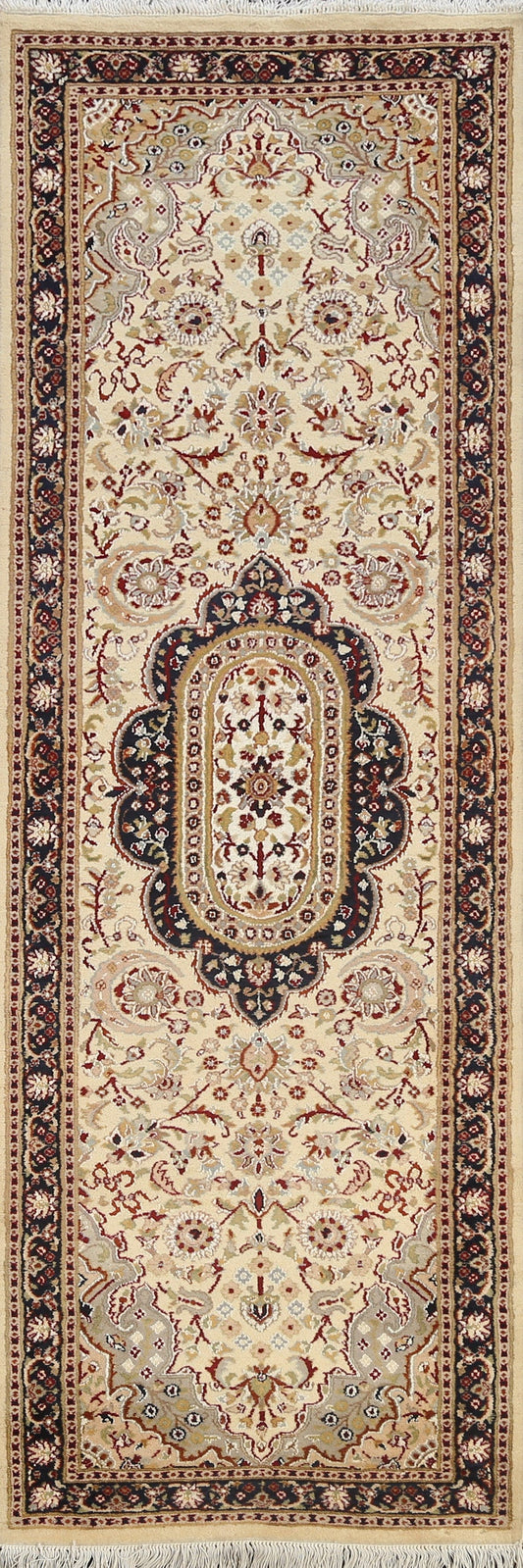 Floral Royal-Tabriz Oriental Runner Rug 3x8