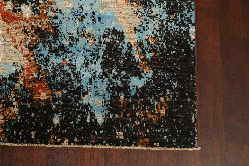 Contemporary Abstract Oriental Rug 6x9