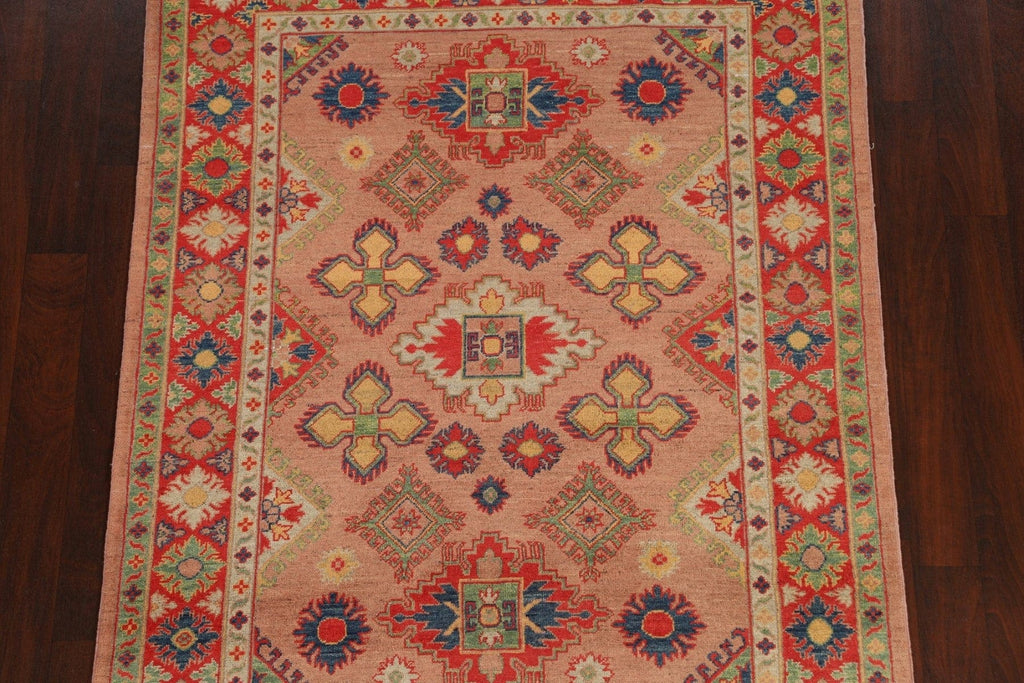 Geometric Kazak Oriental Area Rug 5x7