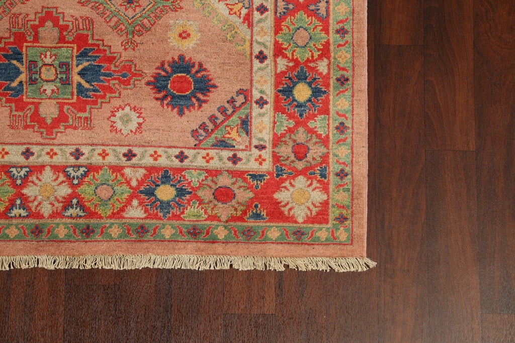 Geometric Kazak Oriental Area Rug 5x7