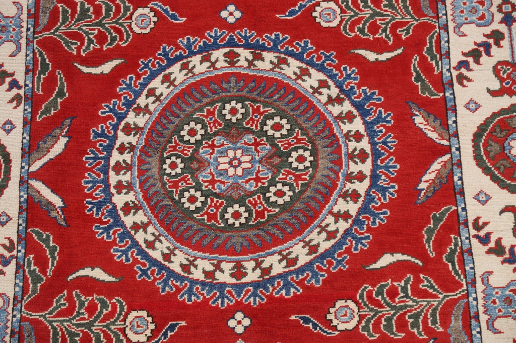 100% Vegetable Dye Kazak Oriental Area Rug 6x8