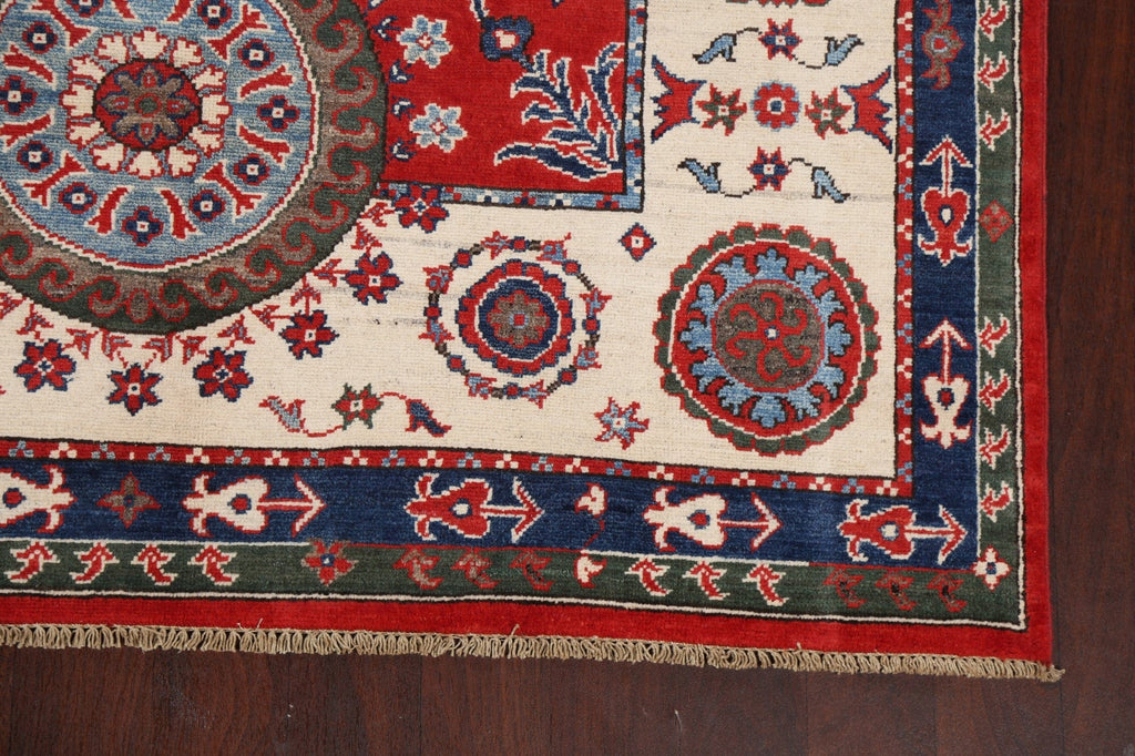 100% Vegetable Dye Kazak Oriental Area Rug 6x8