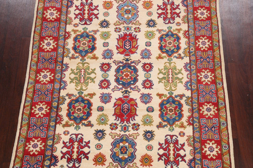 Geometric Kazak Oriental Area Rug 5x6