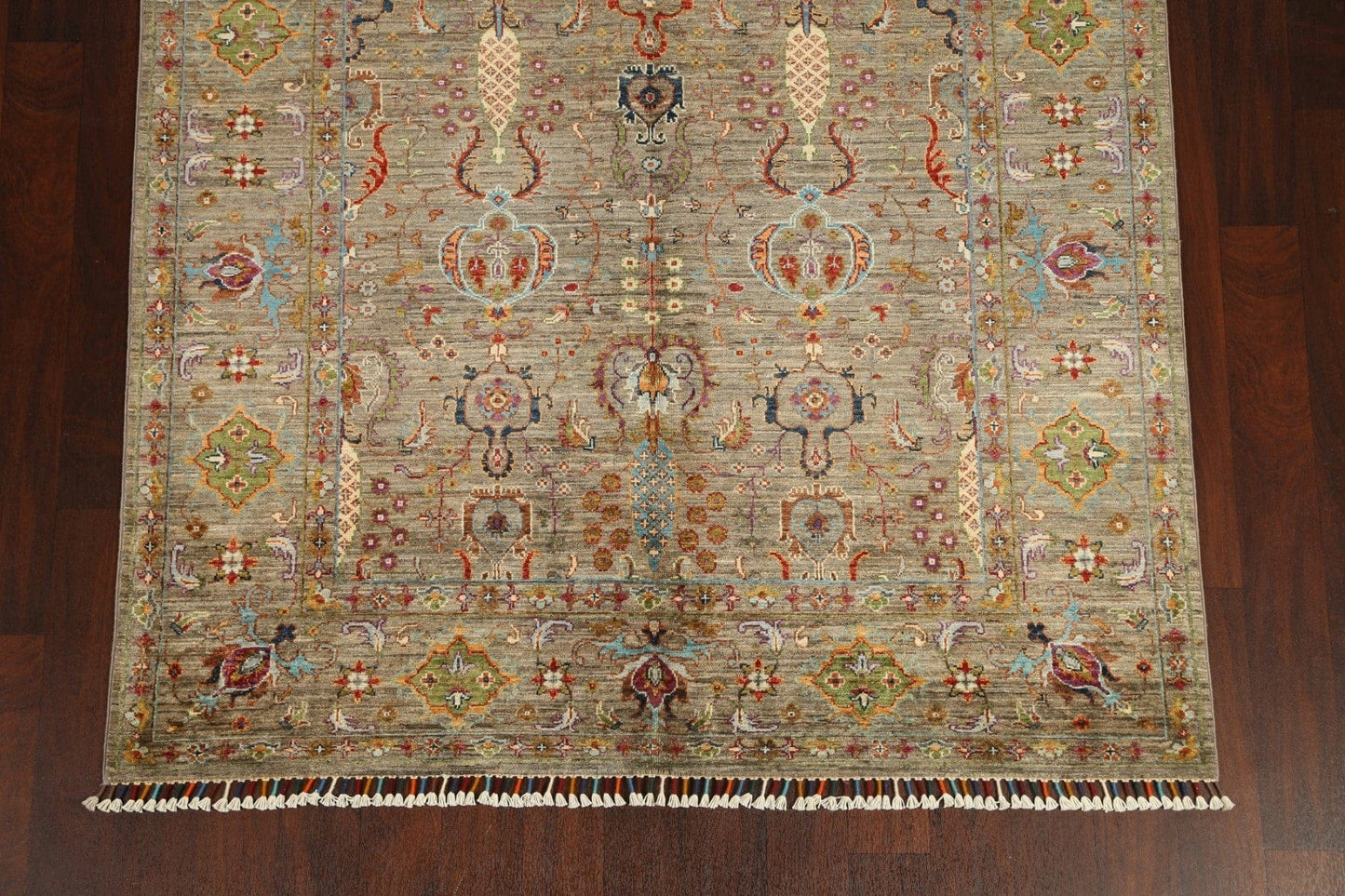 Vegetable Dye Floral Ziegler Oriental Area Rug 6x8