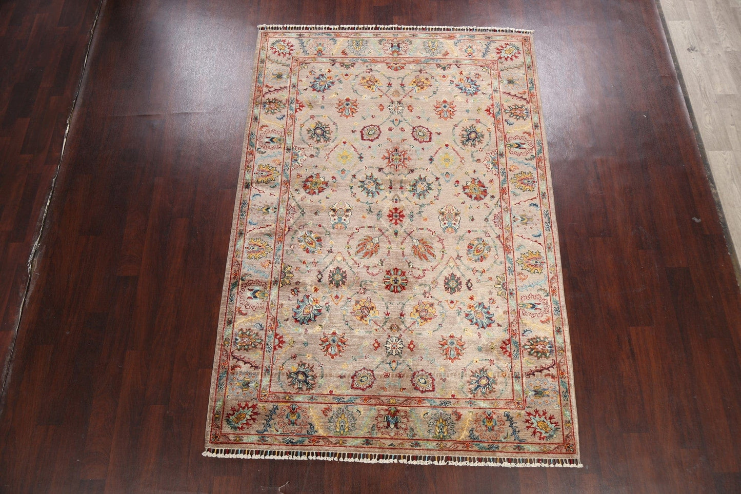 Vegetable Dye Floral Ziegler Oriental Area Rug 6x8